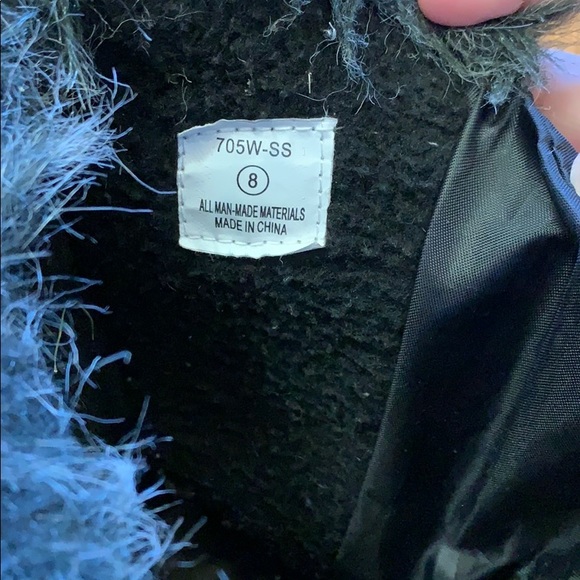 Black Faux Fur Boot - Picture 4 of 5